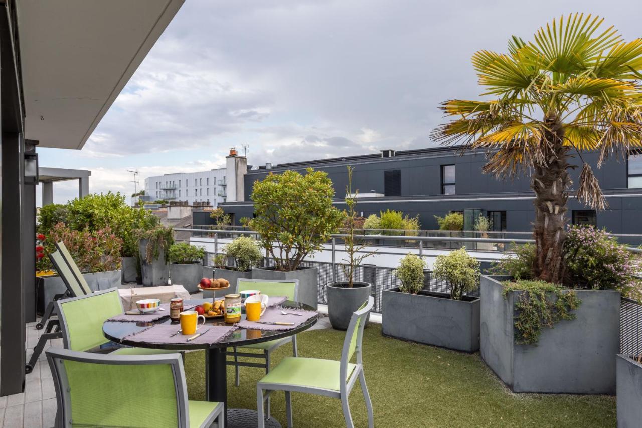 Illanka - Appartement 3 Chambres Avec Parking Et Terrasse Proche Gare Rennes Zewnętrze zdjęcie