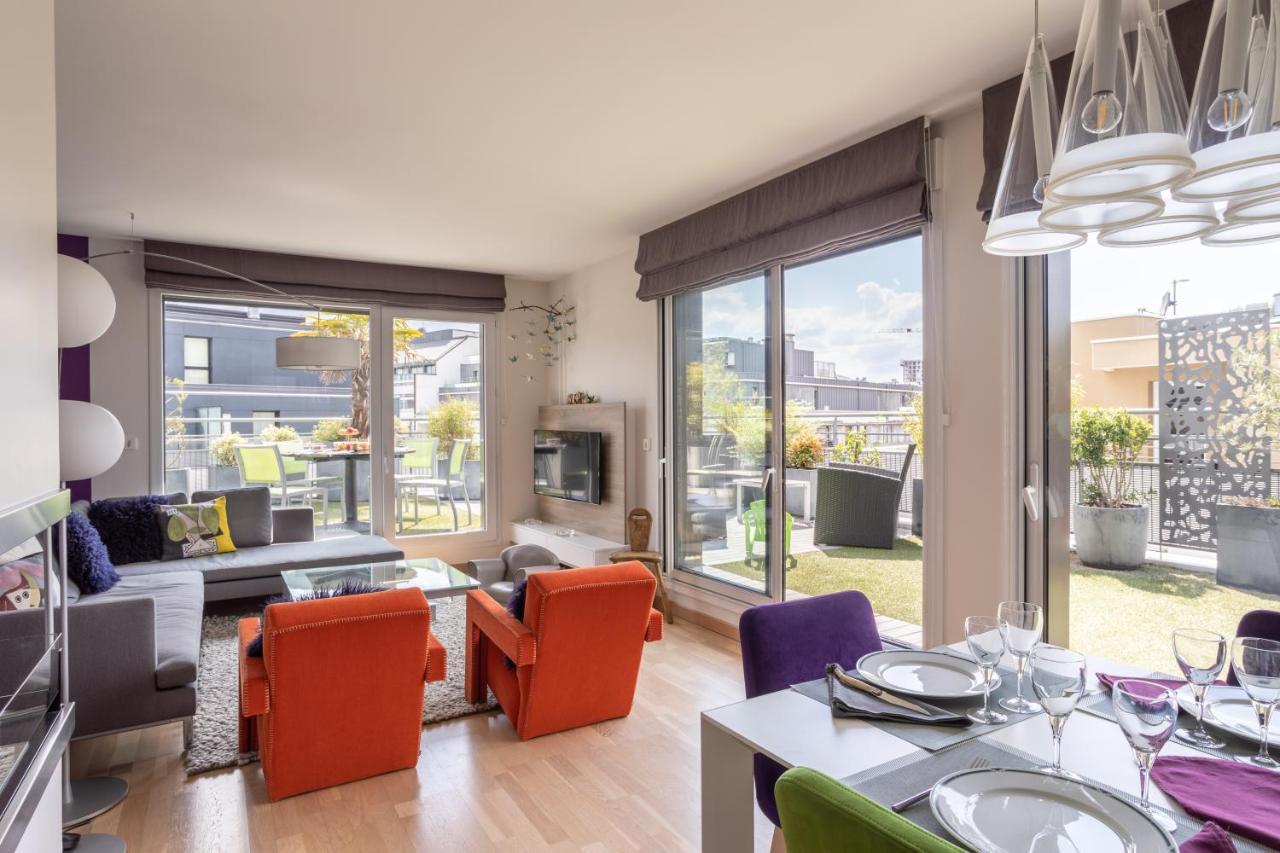 Illanka - Appartement 3 Chambres Avec Parking Et Terrasse Proche Gare Rennes Zewnętrze zdjęcie